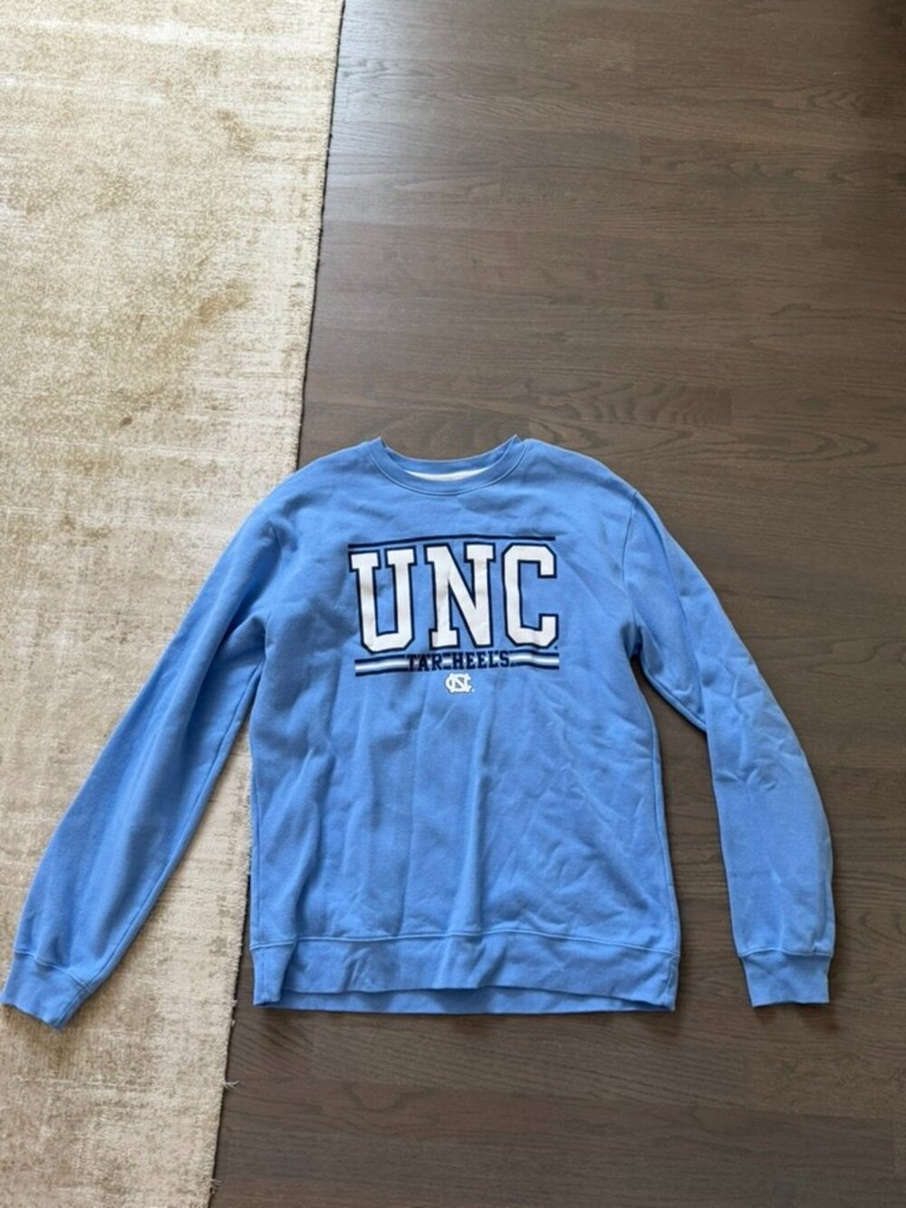 League UNC Tar Heels Carolina Blue Crewneck Sweatshirt Size Large